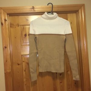 Women’s Gap Colorblock Ribbed Turtleneck